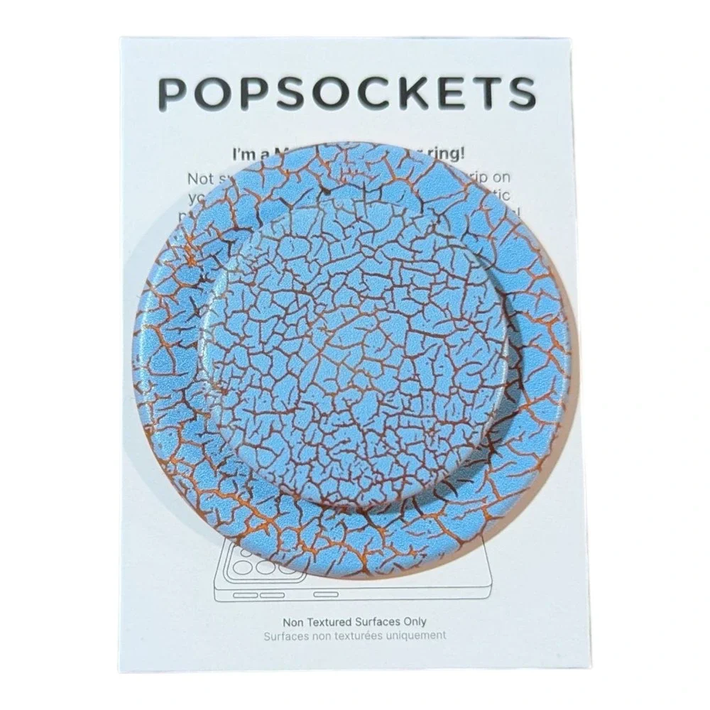 O9-O PopSockets Magnetic Phone Grip with MagSafe‎ Adapter Ring Crackle Denali